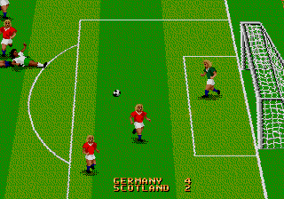 World Championship Soccer II (USA) (Beta) In game screenshot